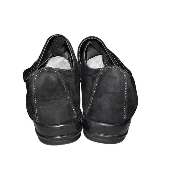 Eric Michael Loafers Career Leisure Black Suede Velcro closure size 6.5/7 - Picture 4 of 8